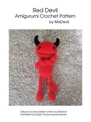 cover image of Red Devil Amigurumi Crochet Pattern